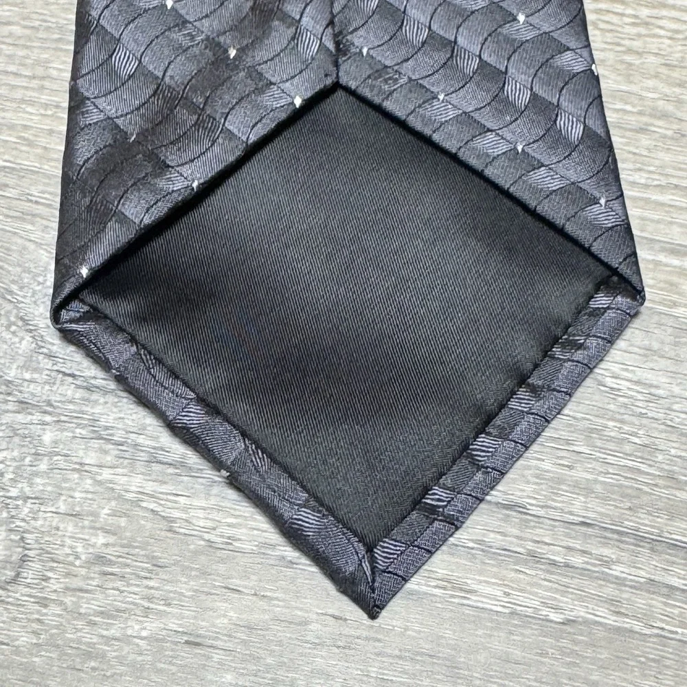Alfani Handmade Luxury 100% Silk Neck Tie for‎ Men Wavy Pattern 58